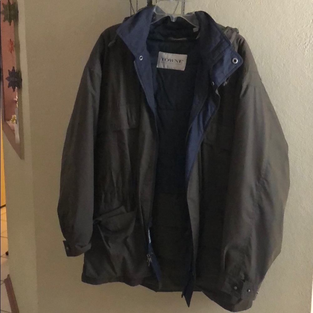 Towne by London Fog coat with removable liner